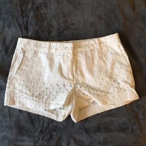 MICHAEL BY MICHAEL KORS White eyelet shorts